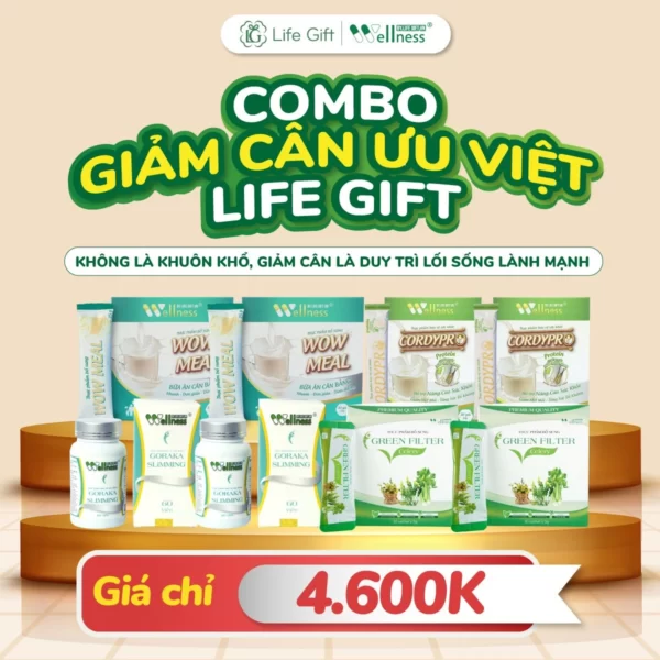 Combo Giảm Cân ưu Việt Life Gift - 9Mart.vn