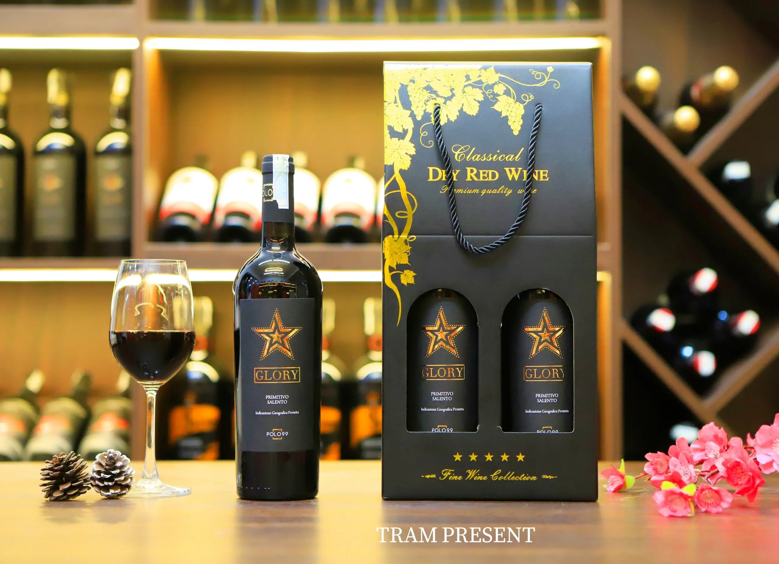 Ảnh Thực Tế Bộ Quà Tết 2024 Trâm Present - Hộp Quà Vang - 9mart.vn