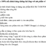 Cam Kết Hoàn Tiền 100% Nếu Khách Hàng Không Hài Lòng Với Sản Phẩm Từ Tam Food - 9Mart.vn
