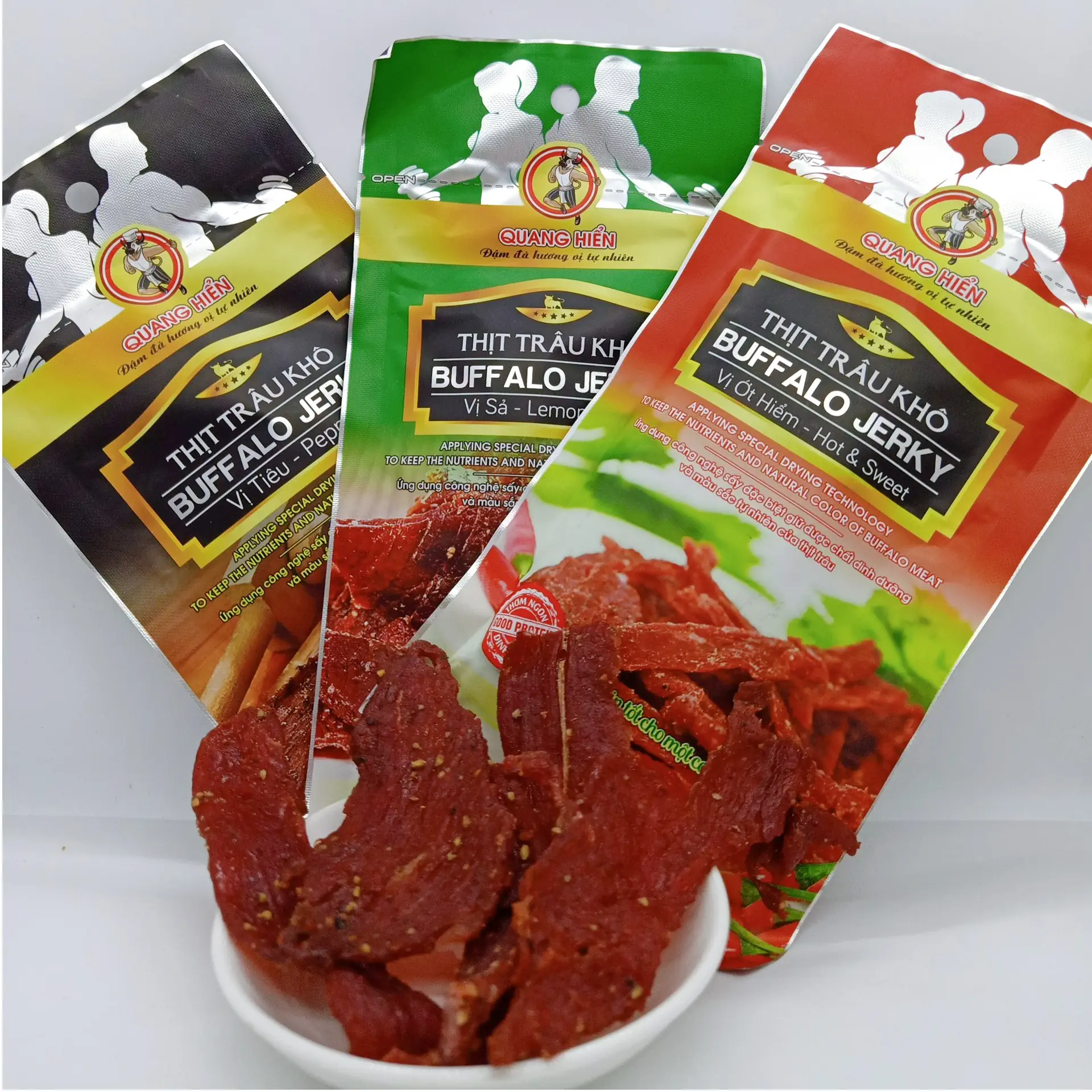 Khô Trâu Buffalo Jerky Quang Hiển 20gr - 9mart.vn