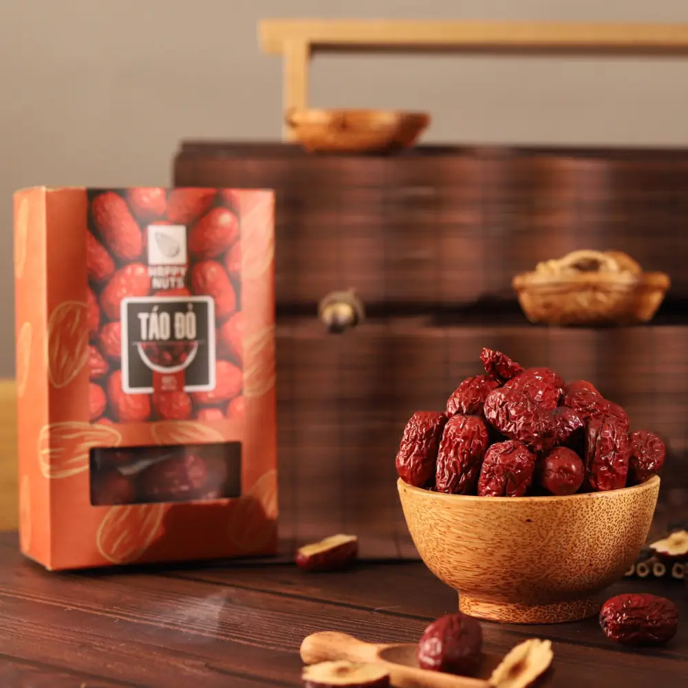 Táo đỏ Hàn Quốc Sấy Khô Happy Nuts 250g - Droppii Mall