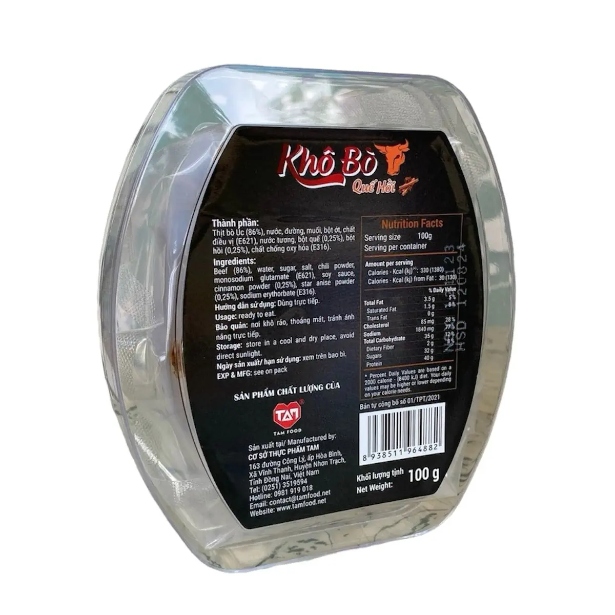 Thông Tin Khô Bò Tam Food Quế Hồi - 9mart.vn Thông Tin Khô Bò Tam Food Quế Hồi - 9Mart.vn