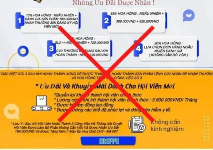 Chiêu Trò Mạo Danh Droppii Lừa đảo Người Bán Hàng