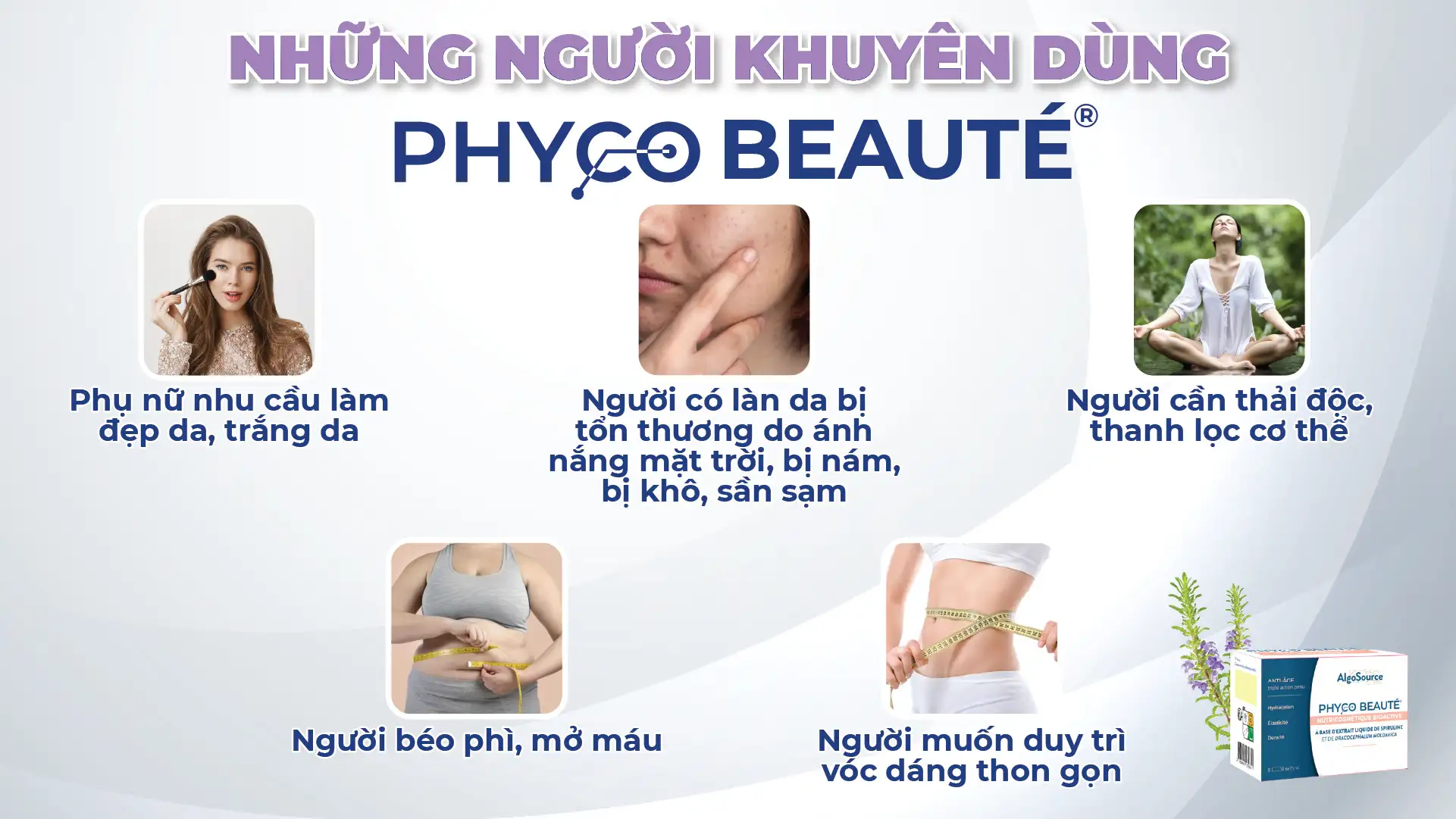 Đối Tượng Sử Dụng Thực Phẩm Bổ Sung Phyco Beauté