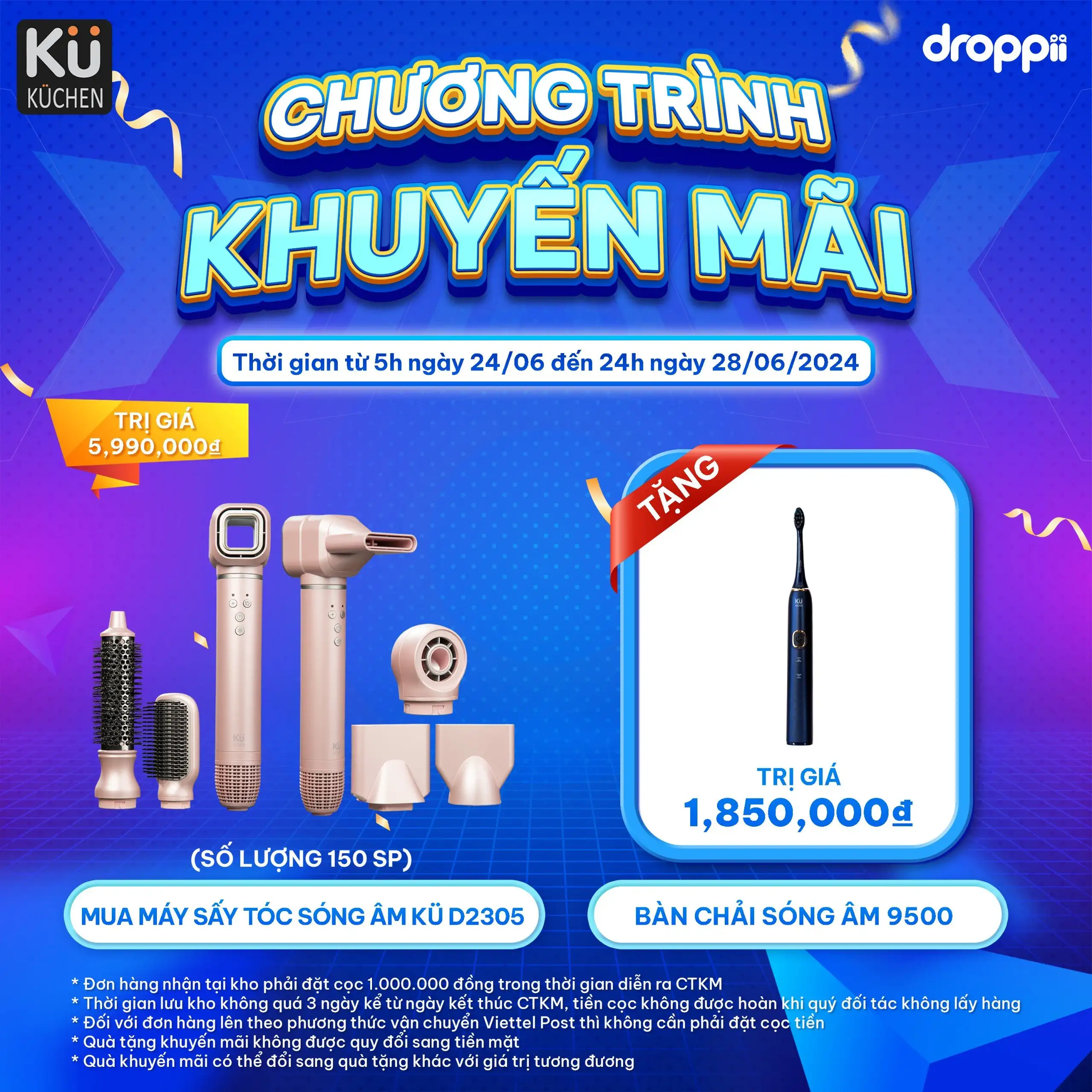 Tặng 1 Bếp điện từ đơn KUCHEN KU MI928 [Mua 1 sản phẩm bất kì]