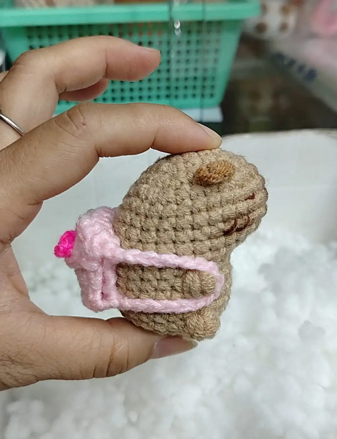 Đồ decor handmade Capybara bằng len (chuột lang nước)