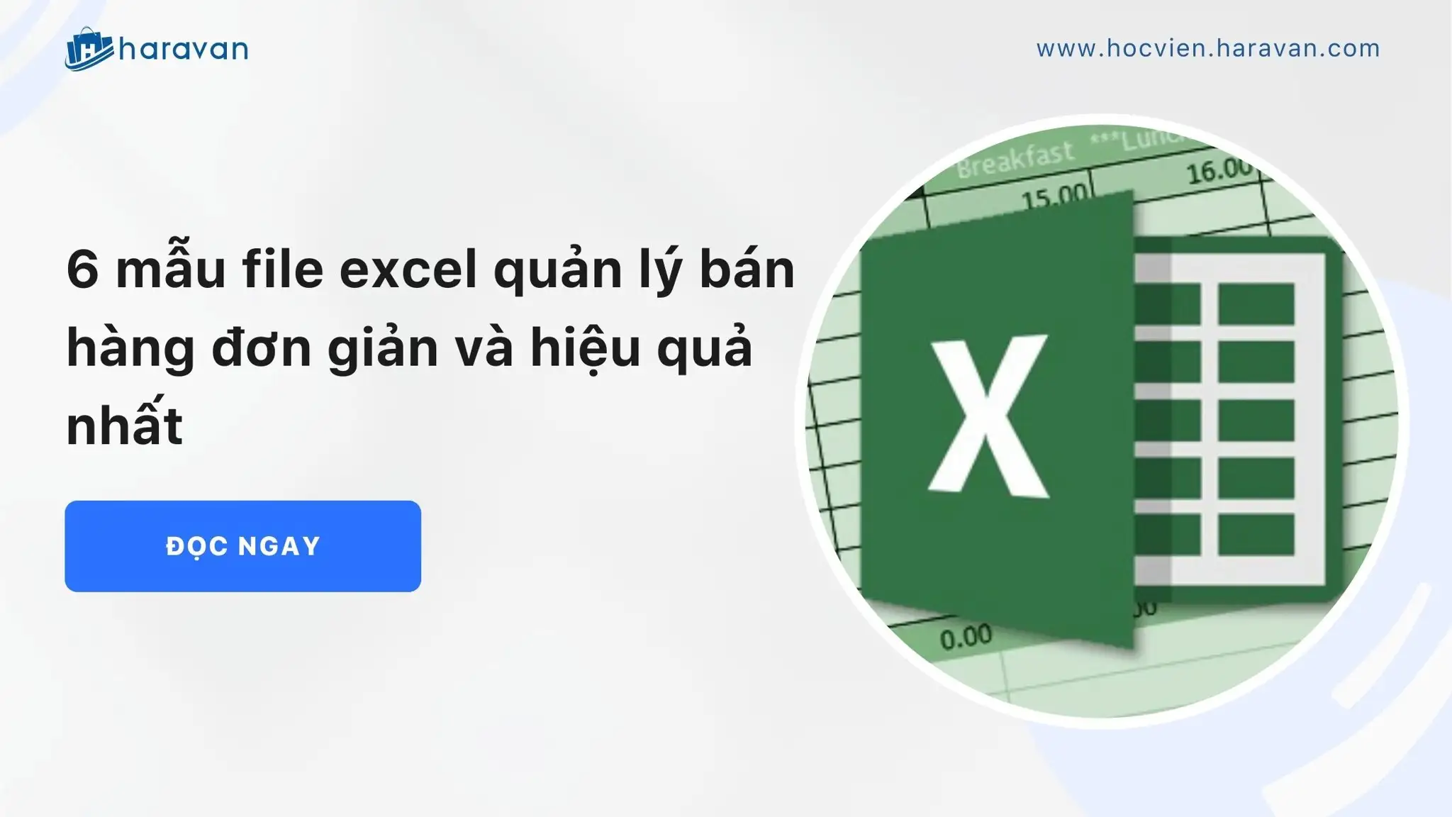 6 mẫu file excel quản lý bán hàng đơn giản và hiệu quả nhất